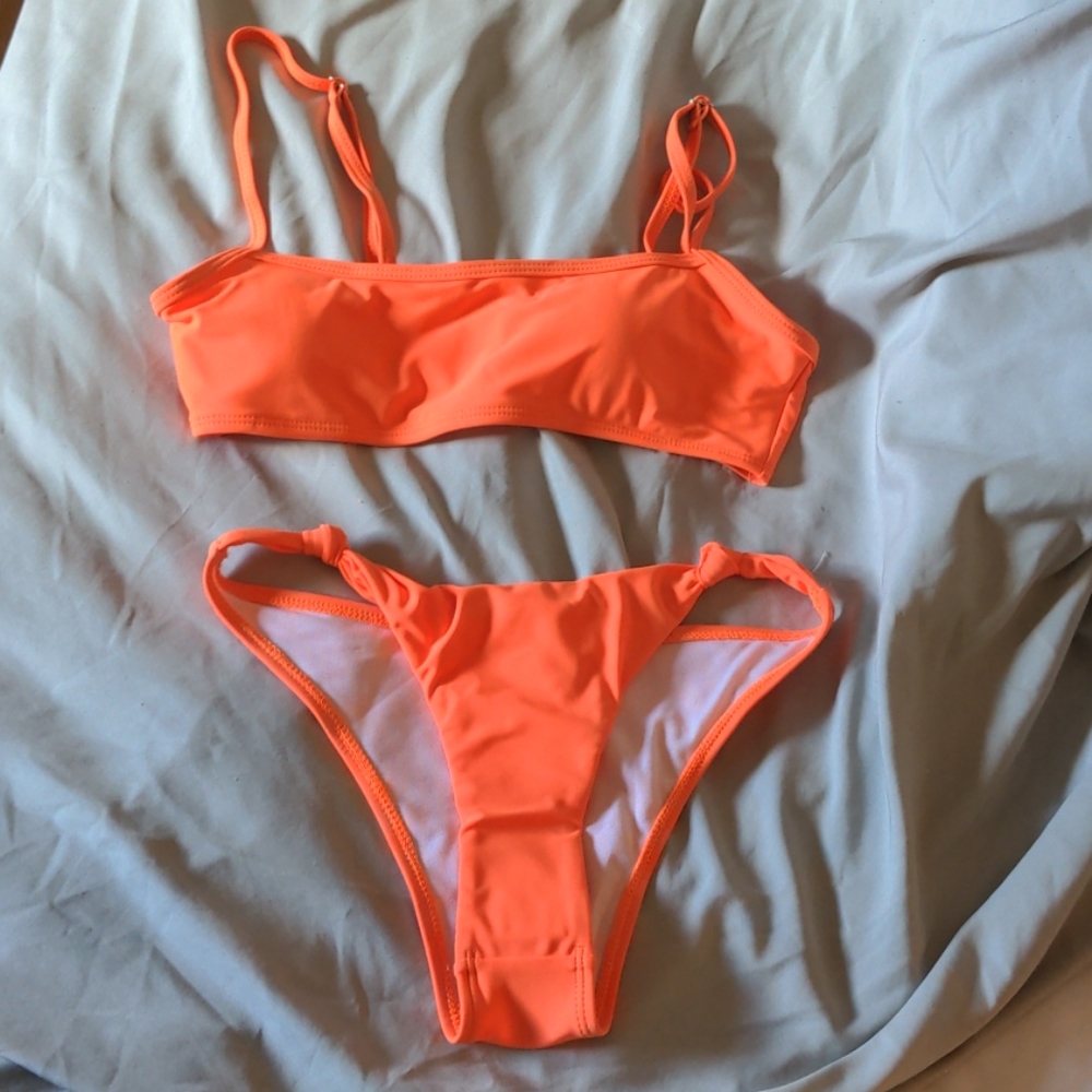Orange bikini